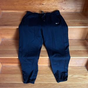 Black Nike sweatpants in medium. Worn